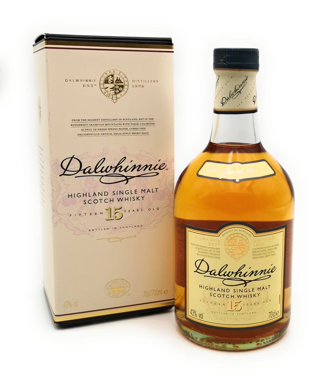 Spirituosen Aktion! :: Dalwhinnie Highland 15 Jahre Single Malt Scotch  Whisky 1x 0,7 l Alkohol 43%